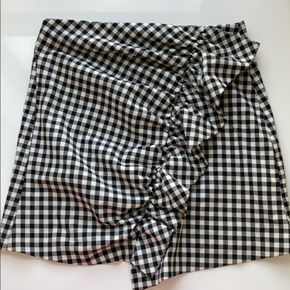 Gingham skirt